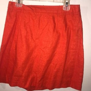Red skirt